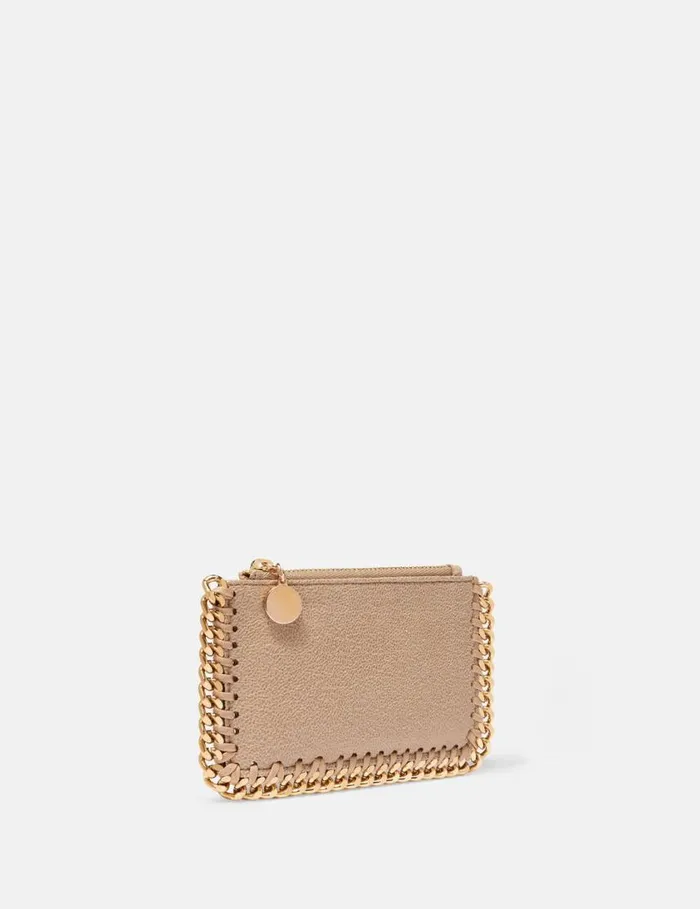 Women Falabella Zip Cardholder Butter Cream Stella McCartney Iconic Falabella Women Falabella Zip Cardholder Butter Cream Stella McCartney Iconic Falabella