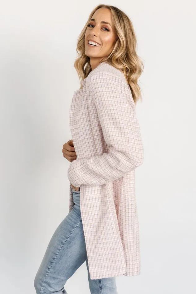 Women Fanny Plaid Jacket Pink Baltic Born Outerwear Women Fanny Plaid Jacket Pink Baltic Born Outerwear