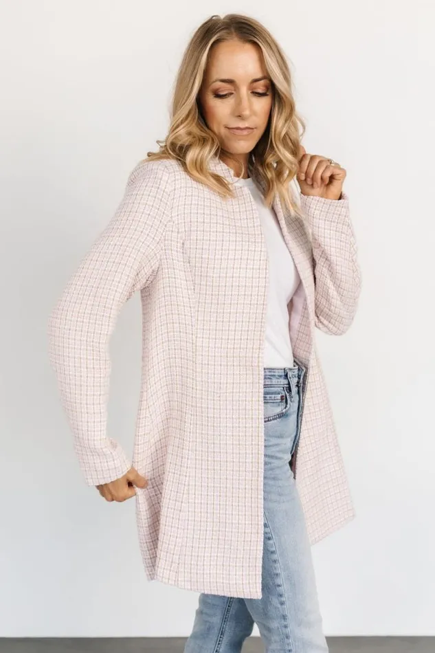 Women Fanny Plaid Jacket Pink Baltic Born Outerwear Women Fanny Plaid Jacket Pink Baltic Born Outerwear