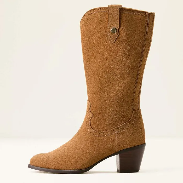 Women Fashion Boots Ariat Addison Boot Carmel Suede Women Fashion Boots Ariat Addison Boot Carmel Suede