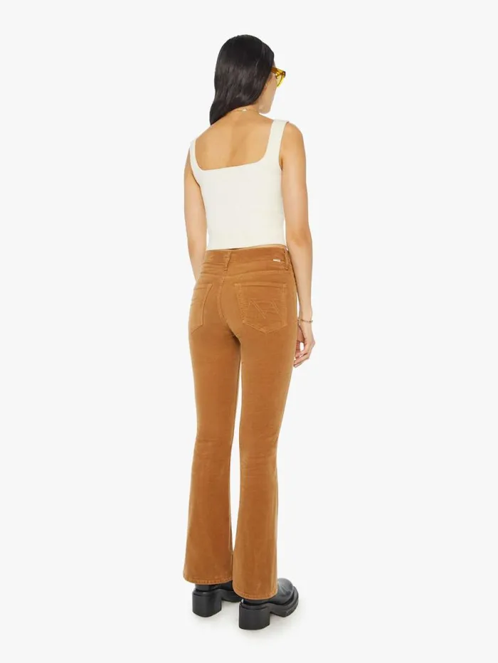 Women Flare Mother Denim The Weekender Brown