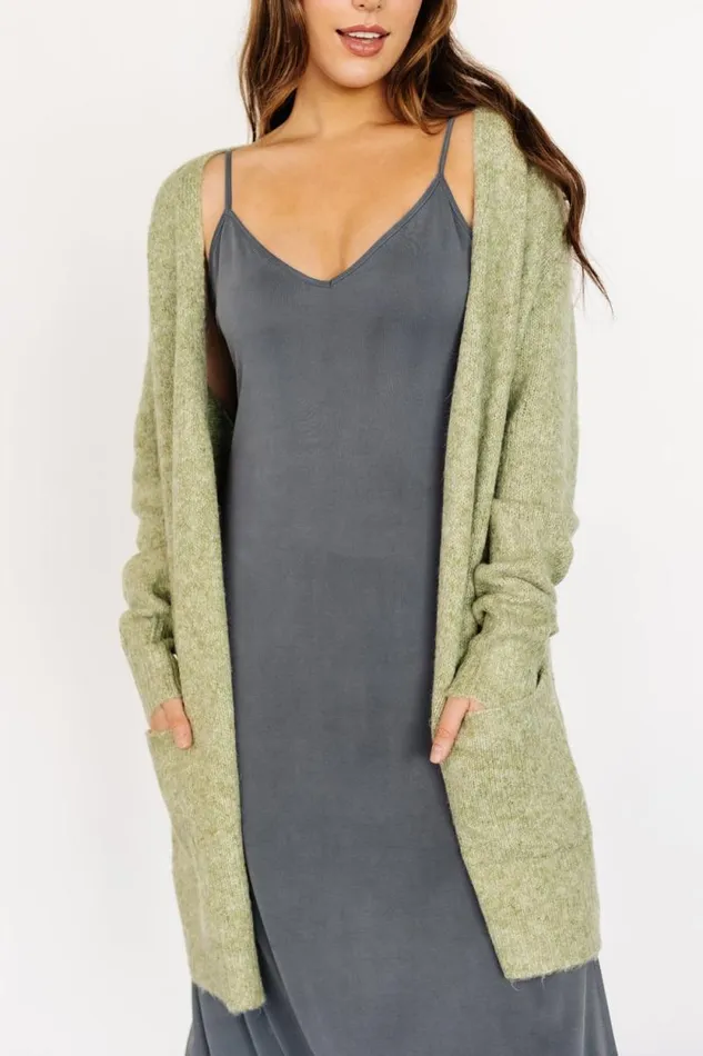 Women Fletcher Oversized Cardigan Dusty Sage Baltic Born Sweaters Women Fletcher Oversized Cardigan Dusty Sage Baltic Born Sweaters