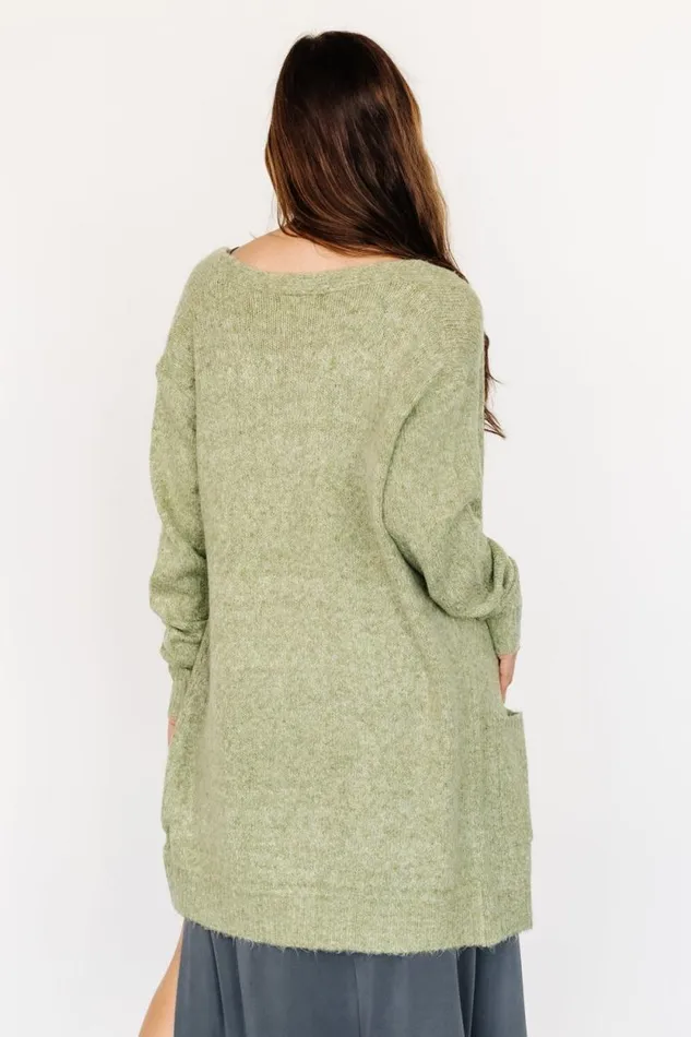 Women Fletcher Oversized Cardigan Dusty Sage Baltic Born Sweaters Women Fletcher Oversized Cardigan Dusty Sage Baltic Born Sweaters