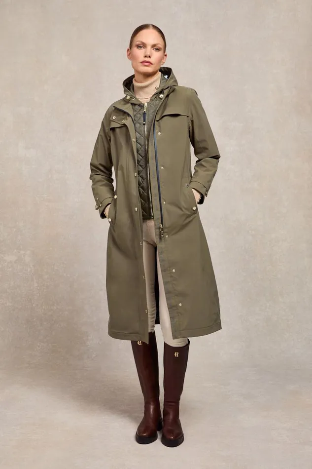Women Folgate Rain Coat Soft Khaki Holland Cooper Coats Women Folgate Rain Coat Soft Khaki Holland Cooper Coats