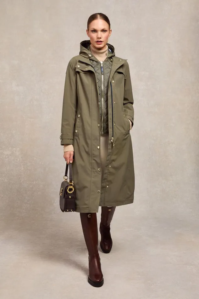 Women Folgate Rain Coat Soft Khaki Holland Cooper Coats Women Folgate Rain Coat Soft Khaki Holland Cooper Coats