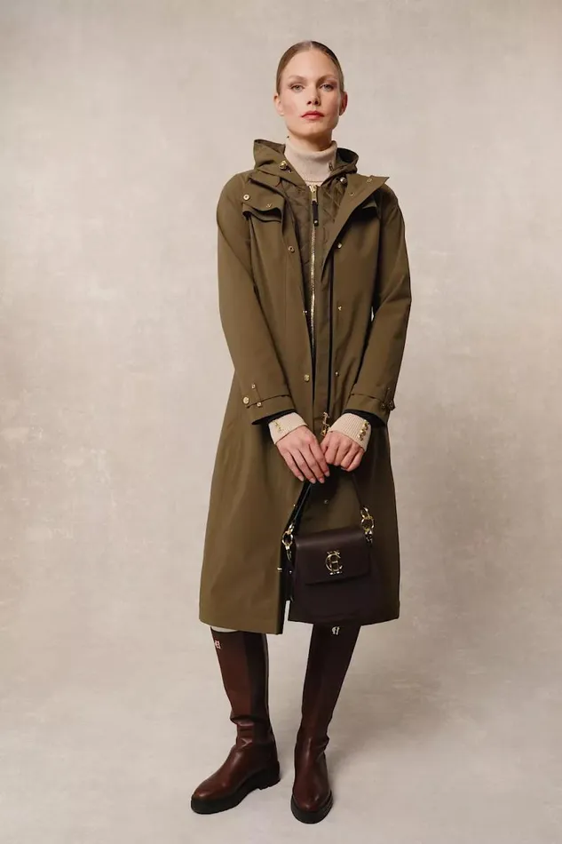 Women Folgate Rain Coat Soft Khaki Holland Cooper Coats Women Folgate Rain Coat Soft Khaki Holland Cooper Coats