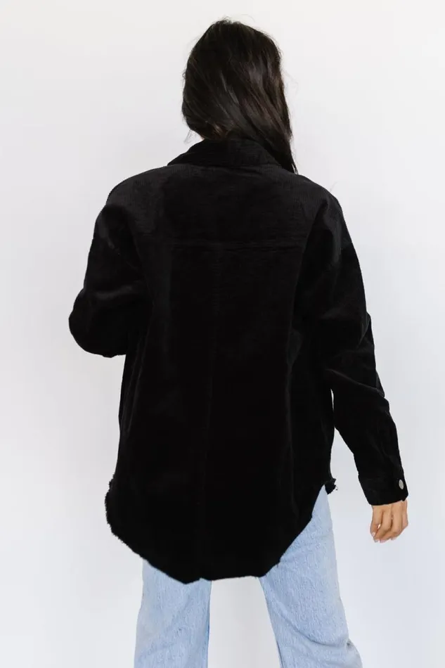 Women Greeley Corduroy Jacket Black Baltic Born Outerwear Women Greeley Corduroy Jacket Black Baltic Born Outerwear