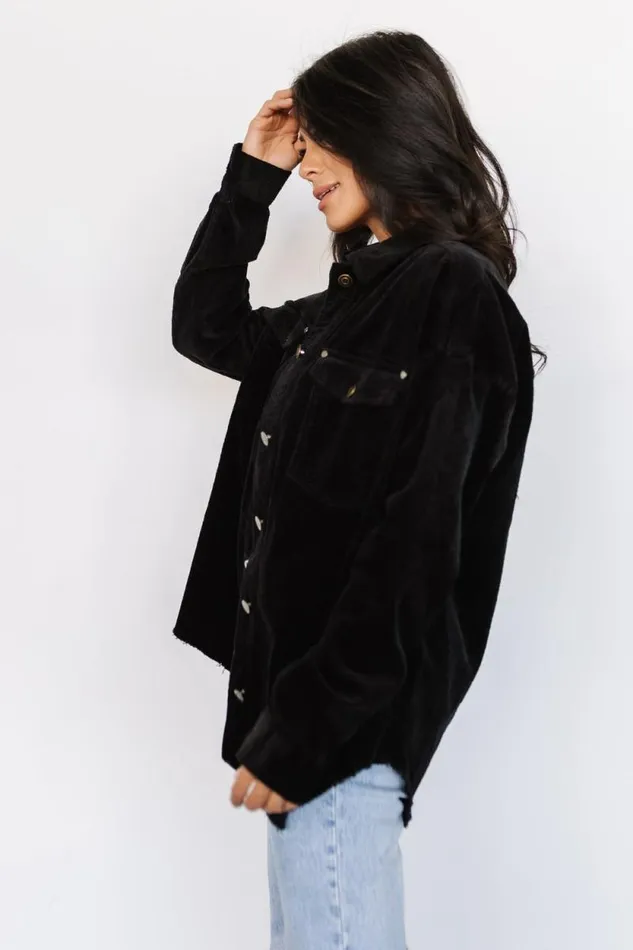 Women Greeley Corduroy Jacket Black Baltic Born Outerwear Women Greeley Corduroy Jacket Black Baltic Born Outerwear