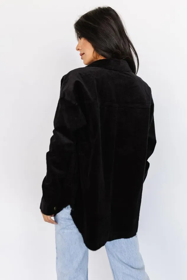 Women Greeley Corduroy Jacket Black Baltic Born Outerwear Women Greeley Corduroy Jacket Black Baltic Born Outerwear