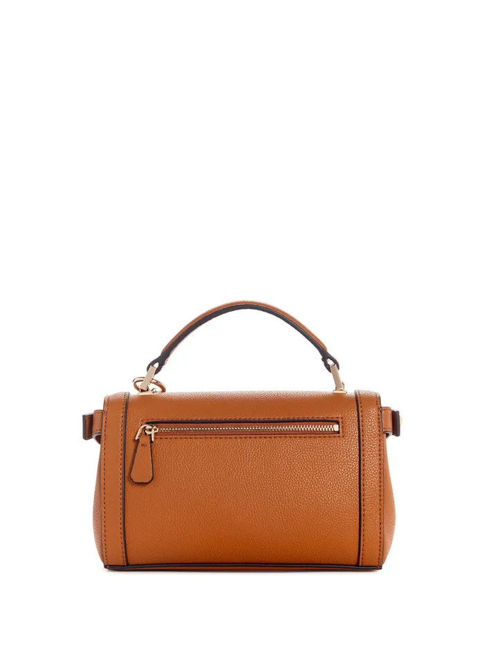 Women Half Flap GUESS Cognac Angy Crossbody Bag