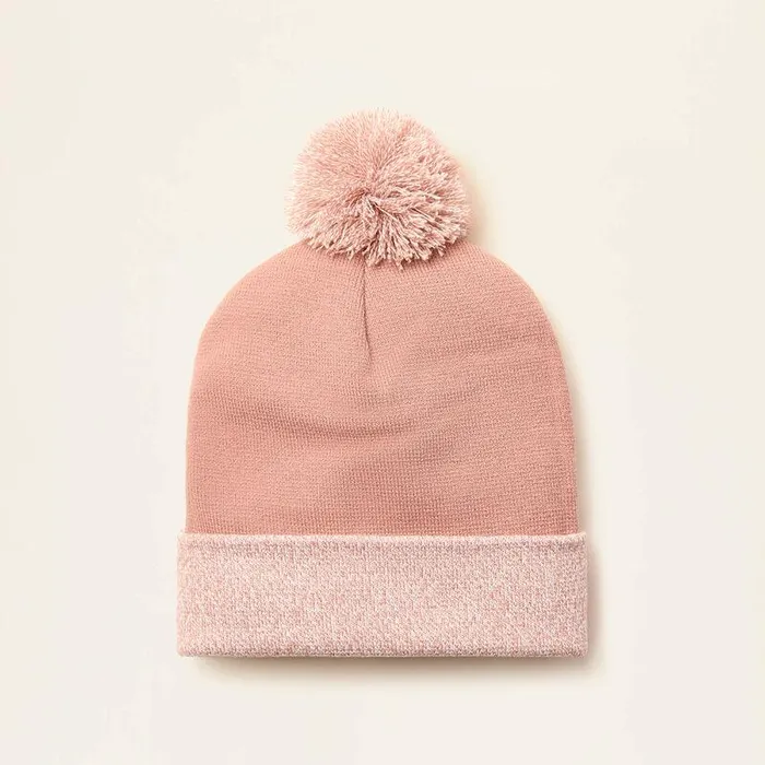 Women Hats and Caps Ariat Pom Watch Cap Burlwoodnatural Women Hats and Caps Ariat Pom Watch Cap Burlwoodnatural