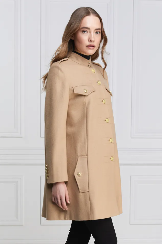 Women Highbury Cape Coat Camel Holland Cooper Tailoring