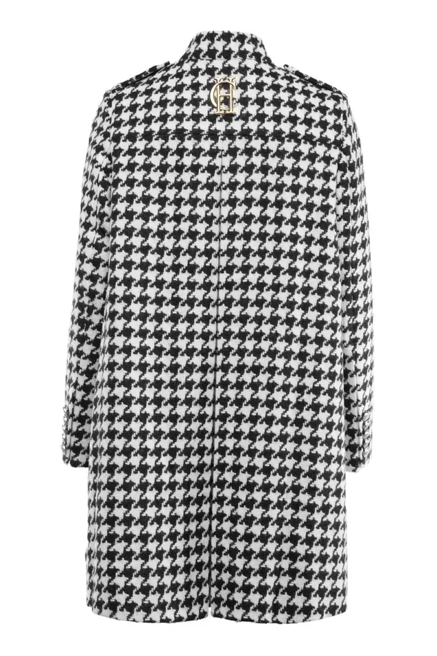 Women Highbury Cape Coat Large Scale Houndstooth Holland Cooper Tailoring