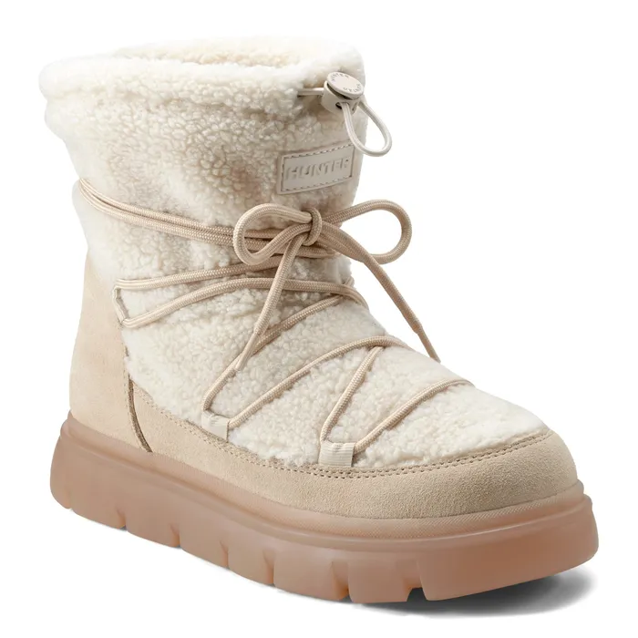 Women HunterBoots Women8217s Misty Lug Sole Insulated Waterproof Snow Booties Insulated and Snow Boots