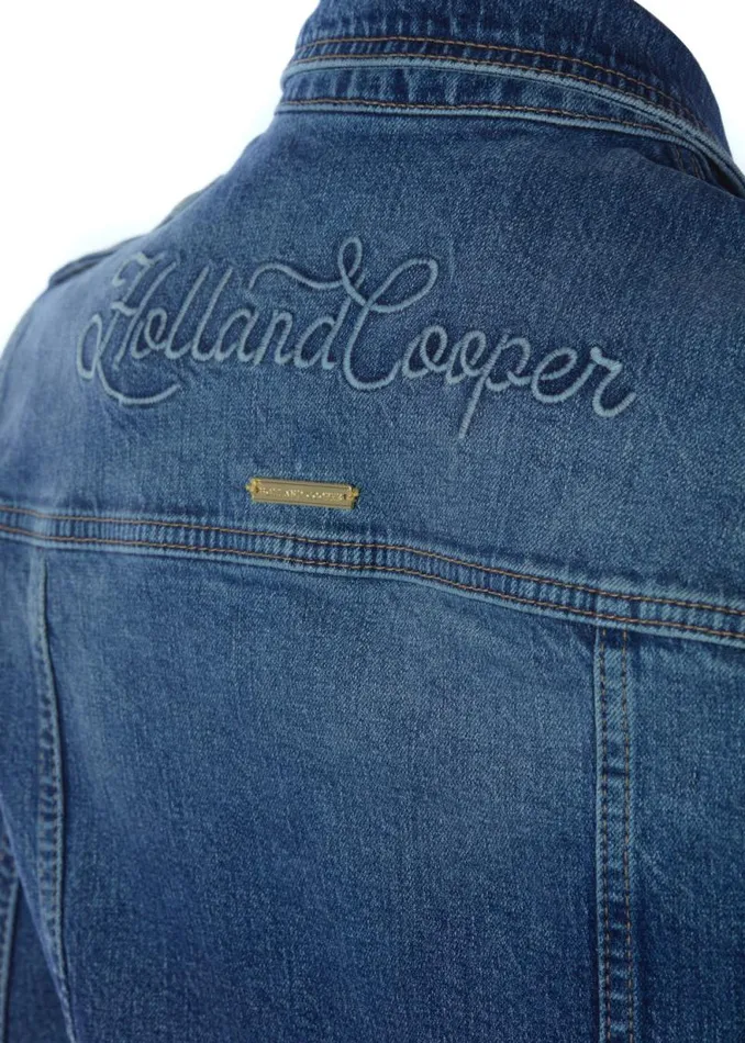 Women Iconic Denim Jacket Classic Indigo Holland Cooper Jackets Women Iconic Denim Jacket Classic Indigo Holland Cooper Jackets