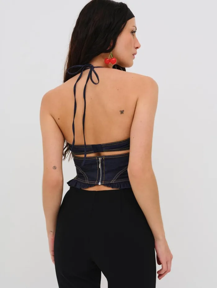 Women Iris Bustier Blue For Love and Lemons Lingerie Women Iris Bustier Blue For Love and Lemons Lingerie