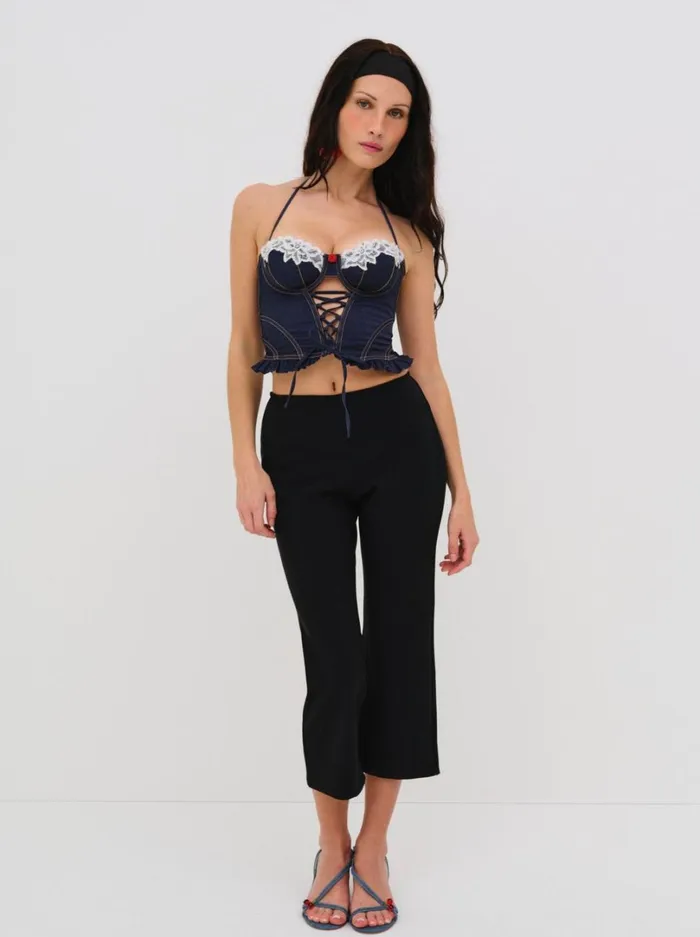Women Iris Bustier Blue For Love and Lemons Lingerie Women Iris Bustier Blue For Love and Lemons Lingerie