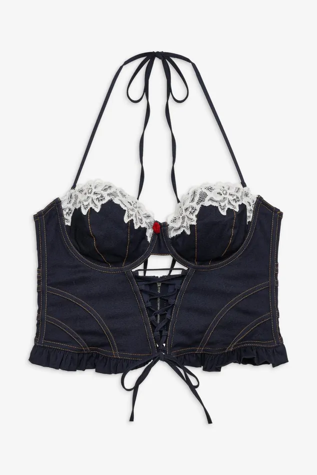 Women Iris Bustier Blue For Love and Lemons Lingerie Women Iris Bustier Blue For Love and Lemons Lingerie