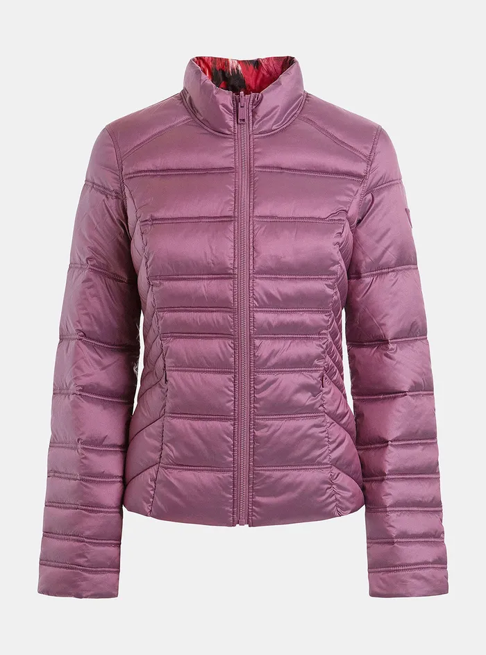 Women Jackets and Coats GUESS Eco Purple Janis Reversible Jacket Women Jackets and Coats GUESS Eco Purple Janis Reversible Jacket