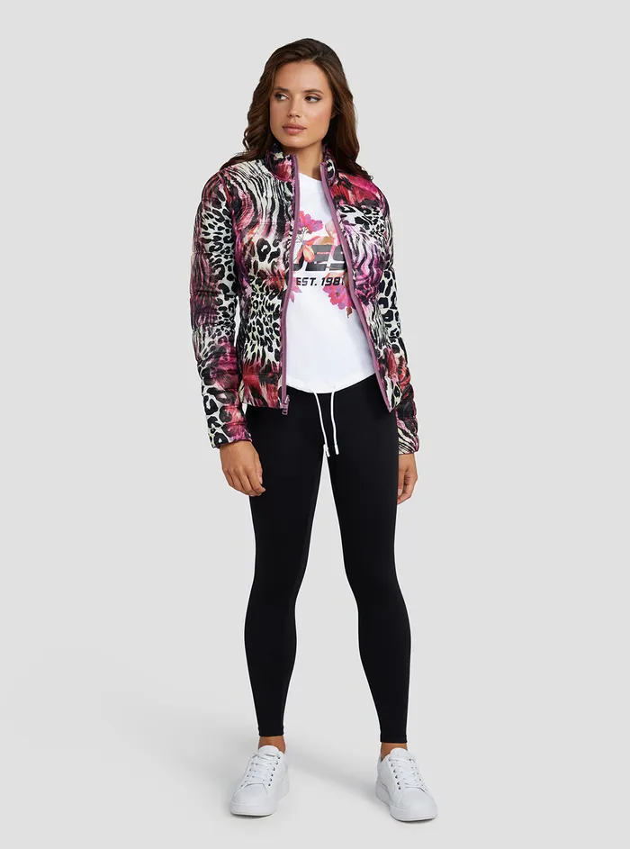 Women Jackets and Coats GUESS Eco Purple Janis Reversible Jacket Women Jackets and Coats GUESS Eco Purple Janis Reversible Jacket