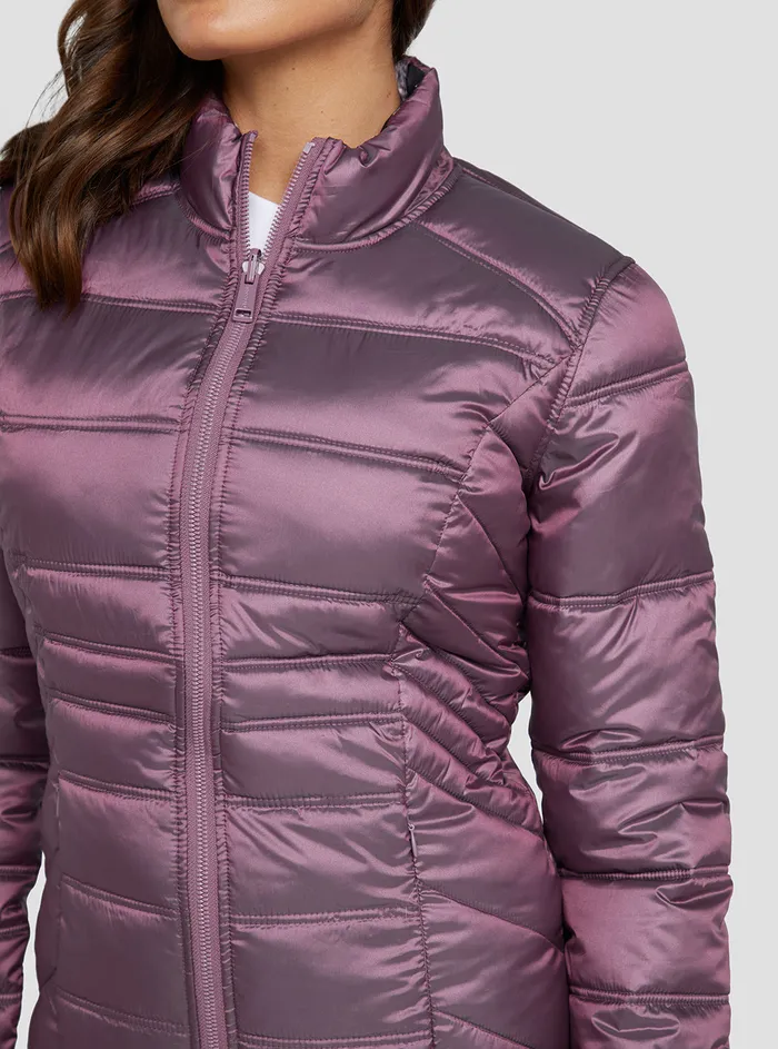 Women Jackets and Coats GUESS Eco Purple Janis Reversible Jacket Women Jackets and Coats GUESS Eco Purple Janis Reversible Jacket