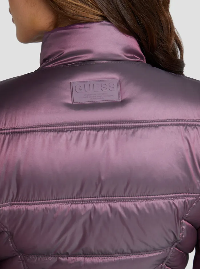 Women Jackets and Coats GUESS Eco Purple Janis Reversible Jacket Women Jackets and Coats GUESS Eco Purple Janis Reversible Jacket
