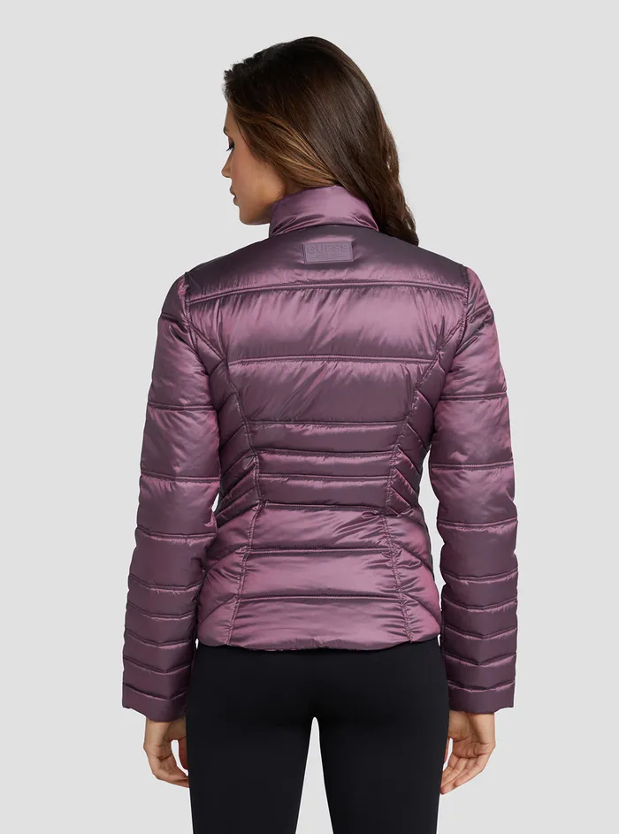 Women Jackets and Coats GUESS Eco Purple Janis Reversible Jacket Women Jackets and Coats GUESS Eco Purple Janis Reversible Jacket