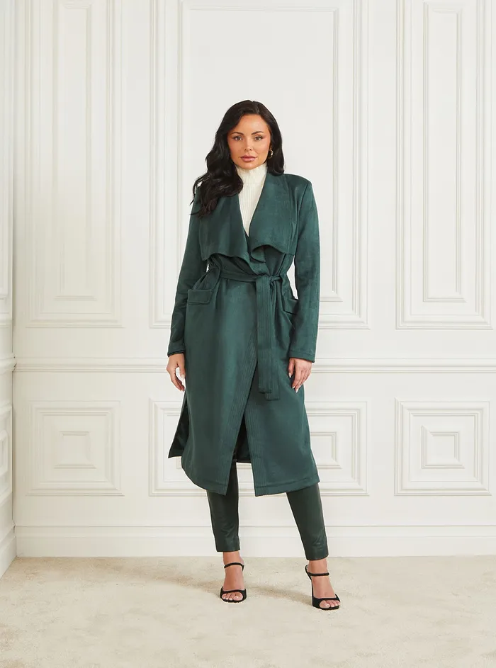 Women Jackets and Coats GUESS Marciano Green Hudson Jacket