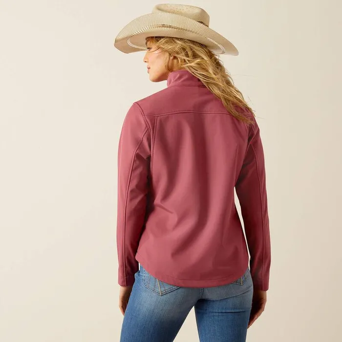Women Jackets and Vests Ariat New Team Softshell Jacket Dry Rosemauve Blur Women Jackets and Vests Ariat New Team Softshell Jacket Dry Rosemauve Blur