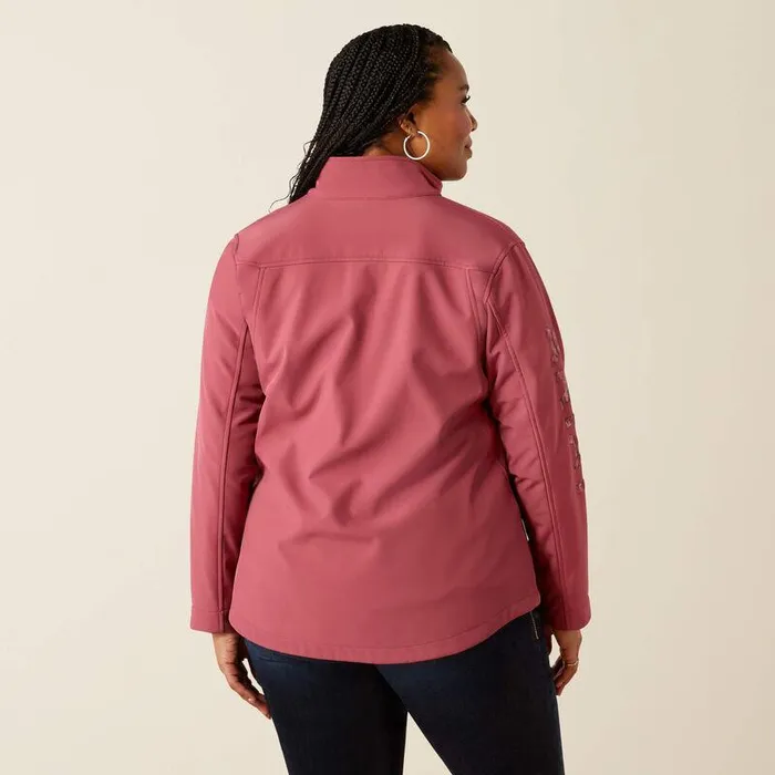 Women Jackets and Vests Ariat New Team Softshell Jacket Dry Rosemauve Blur Women Jackets and Vests Ariat New Team Softshell Jacket Dry Rosemauve Blur