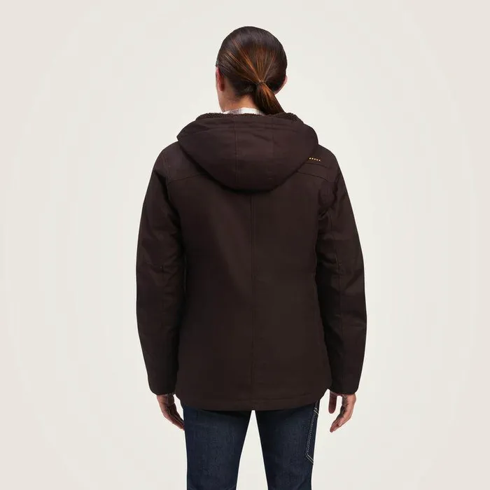 Women Jackets and Vests Ariat Rebar DuraCanvas Insulated Jacket Mole Women Jackets and Vests Ariat Rebar DuraCanvas Insulated Jacket Mole