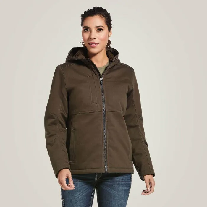 Women Jackets and Vests Ariat Rebar DuraCanvas Insulated Jacket Wren