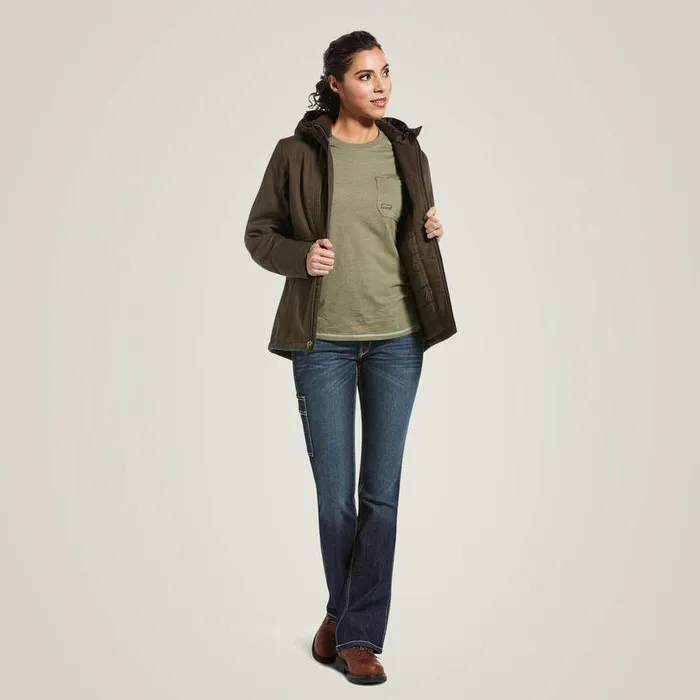 Women Jackets and Vests Ariat Rebar DuraCanvas Insulated Jacket Wren Women Jackets and Vests Ariat Rebar DuraCanvas Insulated Jacket Wren