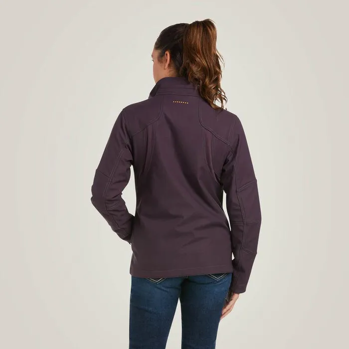 Women Jackets and Vests Ariat Rebar Stretch Canvas Softshell Jacket Plum Perfect Women Jackets and Vests Ariat Rebar Stretch Canvas Softshell Jacket Plum Perfect