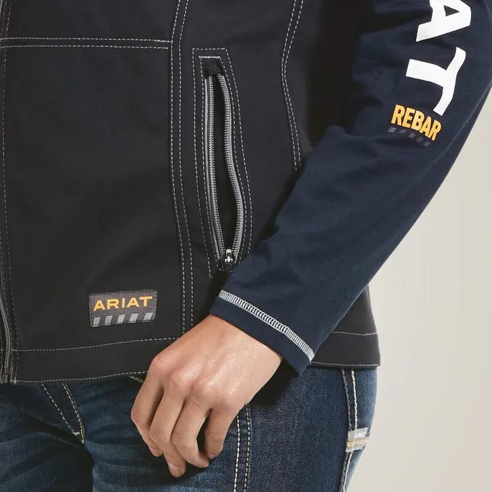 Women Jackets and Vests Ariat Rebar Stretch Canvas Softshell Vest Black Women Jackets and Vests Ariat Rebar Stretch Canvas Softshell Vest Black