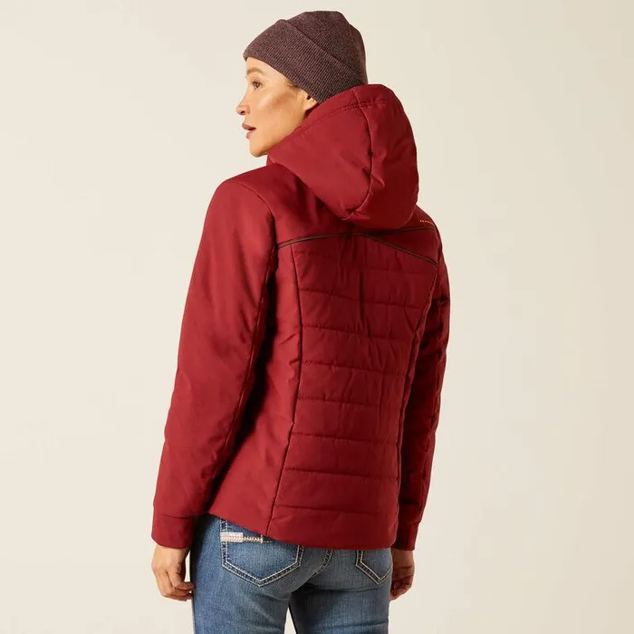 Women Jackets and Vests Ariat Rebar Valkyrie Stretch Canvas Insulated Jacket Cabernet Women Jackets and Vests Ariat Rebar Valkyrie Stretch Canvas Insulated Jacket Cabernet