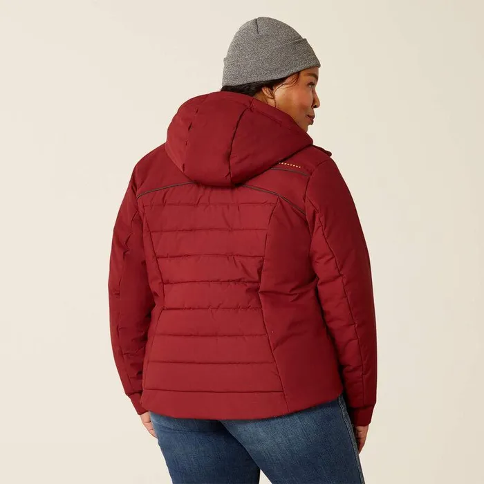 Women Jackets and Vests Ariat Rebar Valkyrie Stretch Canvas Insulated Jacket Cabernet Women Jackets and Vests Ariat Rebar Valkyrie Stretch Canvas Insulated Jacket Cabernet