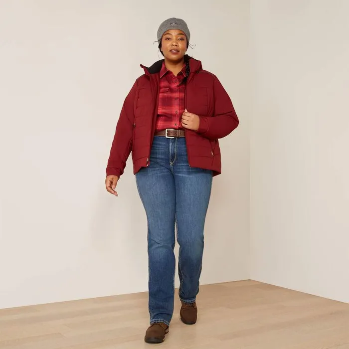 Women Jackets and Vests Ariat Rebar Valkyrie Stretch Canvas Insulated Jacket Cabernet Women Jackets and Vests Ariat Rebar Valkyrie Stretch Canvas Insulated Jacket Cabernet