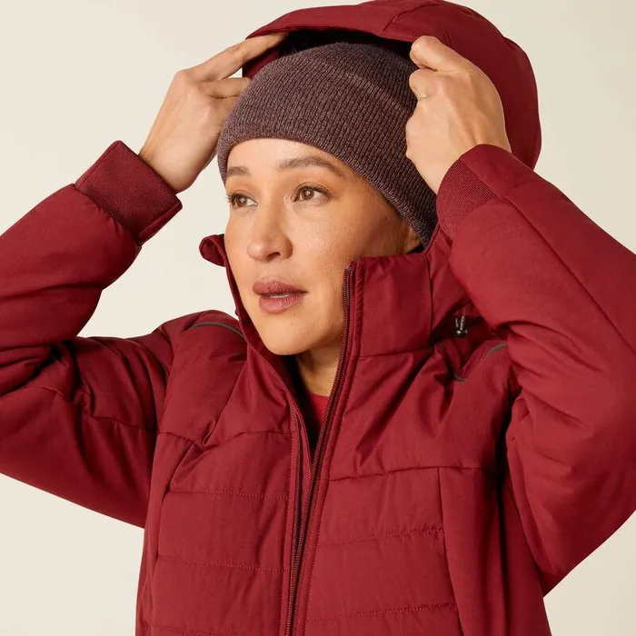 Women Jackets and Vests Ariat Rebar Valkyrie Stretch Canvas Insulated Jacket Cabernet Women Jackets and Vests Ariat Rebar Valkyrie Stretch Canvas Insulated Jacket Cabernet