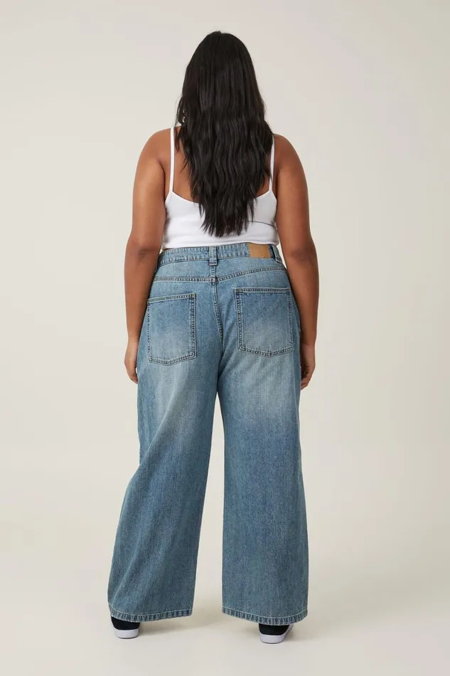 Women Jeans Cotton On Super Baggy Jean Sand Blue