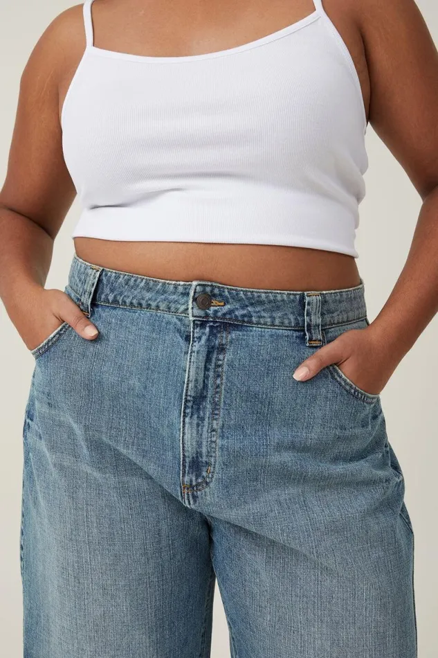 Women Jeans Cotton On Super Baggy Jean Sand Blue