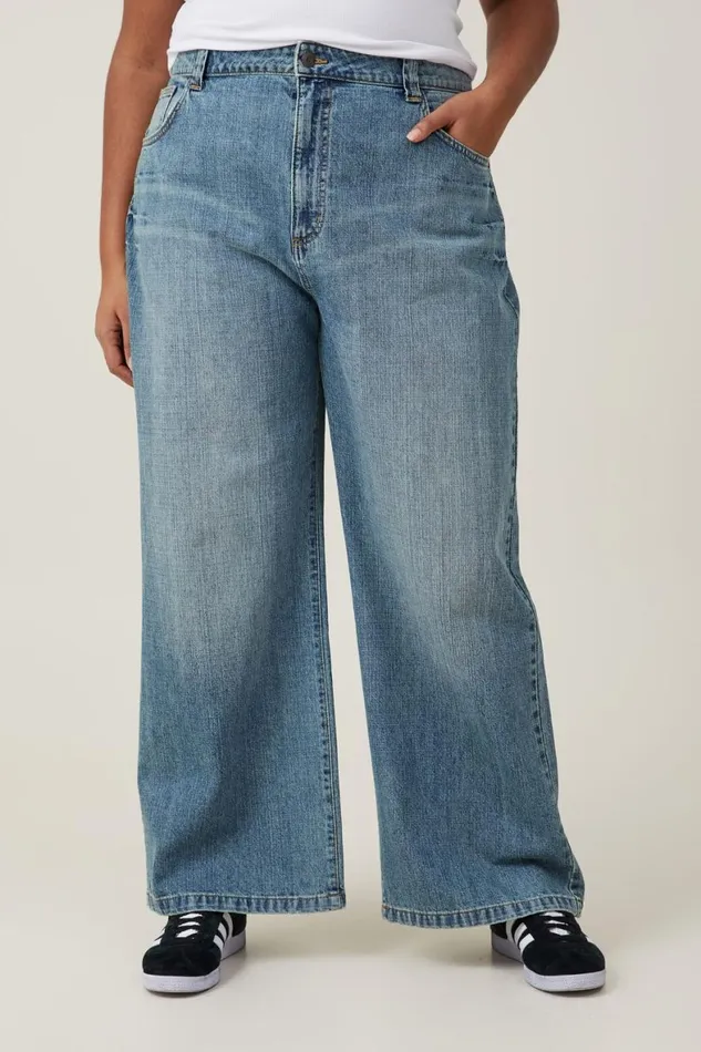 Women Jeans Cotton On Super Baggy Jean Sand Blue