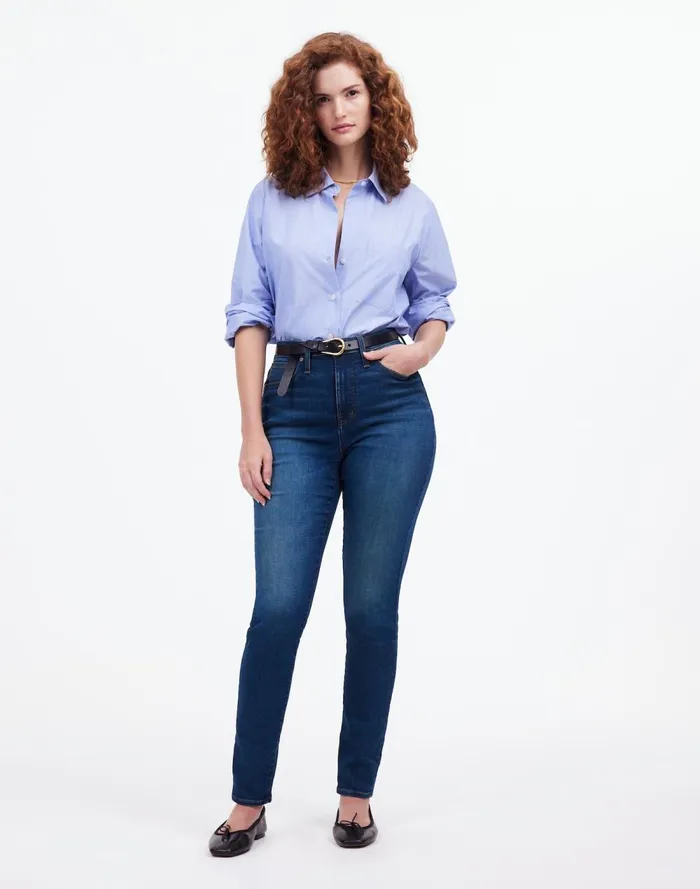 Women Jeans Madewell Curvy 10034 HighRise Skinny Jeans In Alabara Wash Alabara Wash