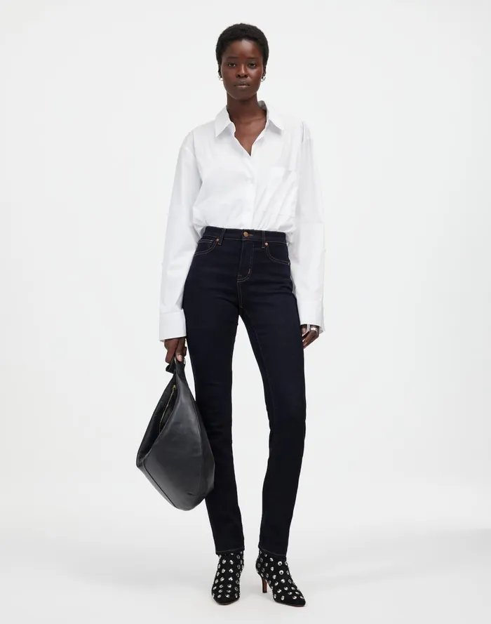 Women Jeans Madewell Stovepipe Jeans Rinse Wash