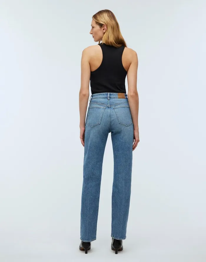 Women Jeans Madewell The 03990s Straight Jean Rondell Wash