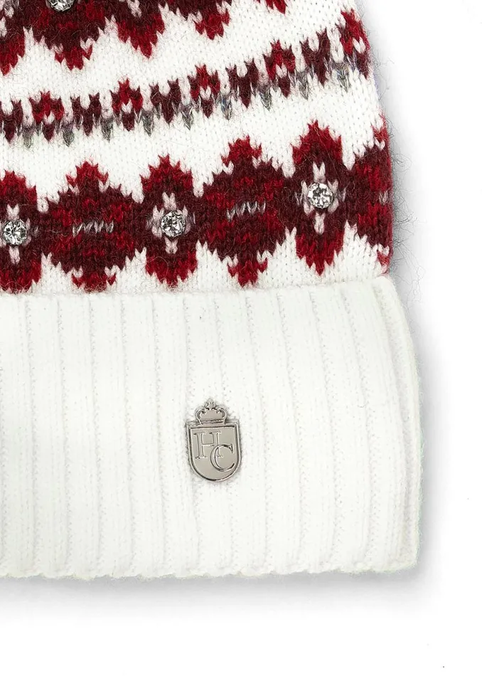 Women Jennifer Fairisle Bobble Hat Natural Holland Cooper Hats and Headbands Women Jennifer Fairisle Bobble Hat Natural Holland Cooper Hats and Headbands
