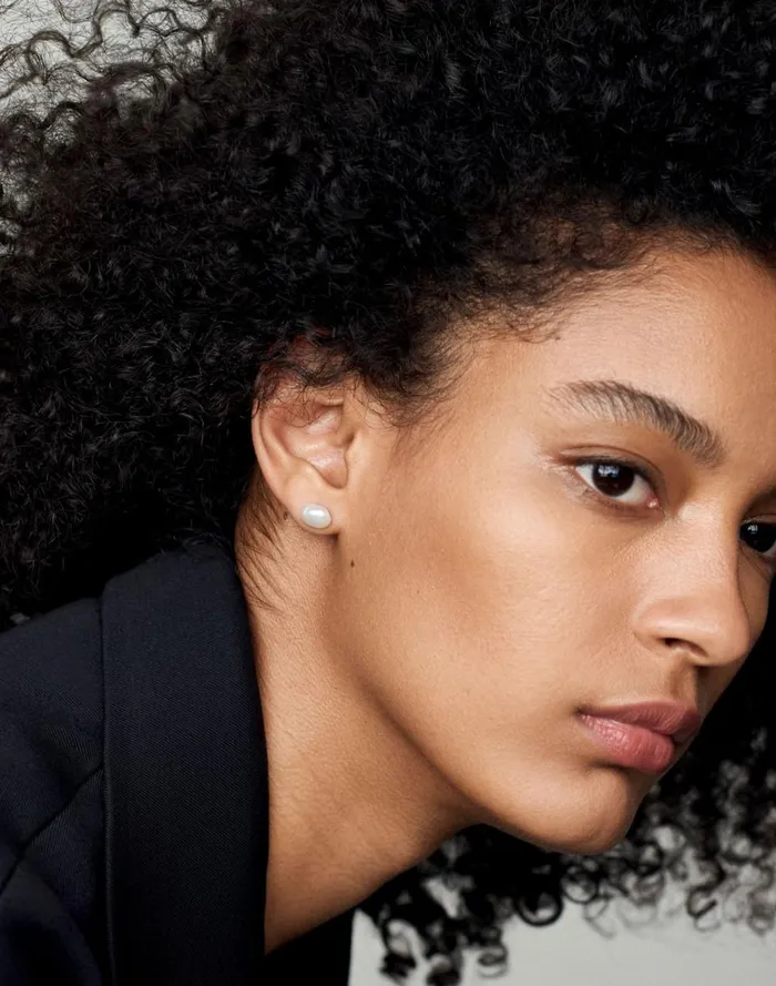 Women Jewelry Madewell AGMES Pearl Studs Silver