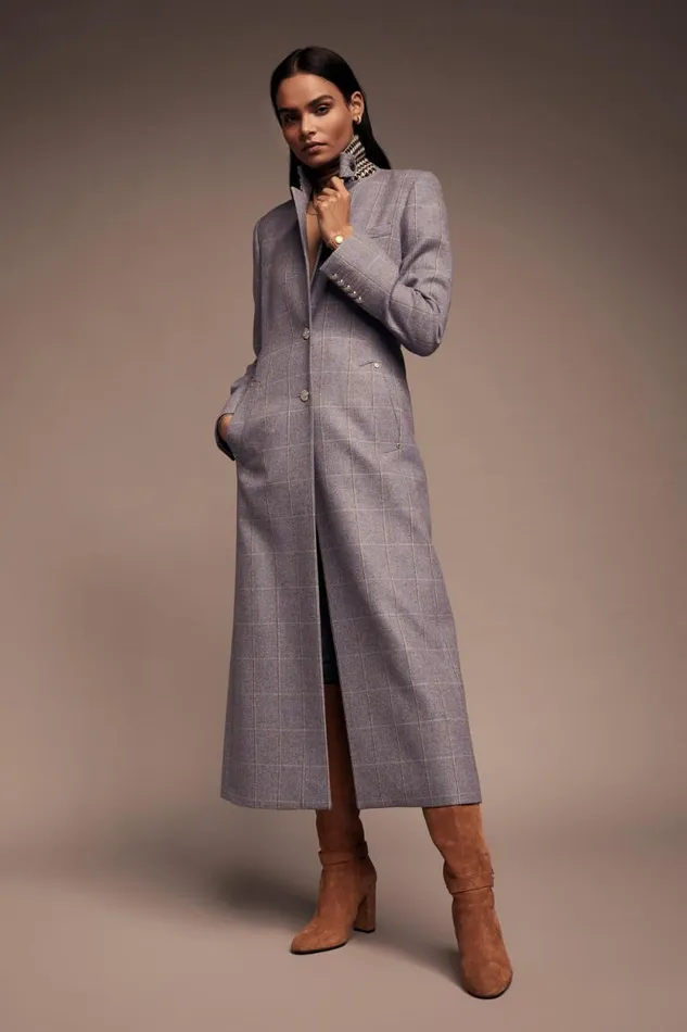 Women Jubilee Longline Regency Coat Lavender Holland Cooper Tailoring