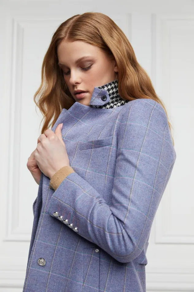 Women Jubilee Longline Regency Coat Lavender Holland Cooper Tailoring