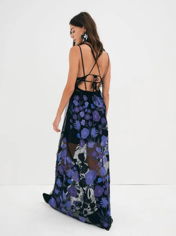 Women Kaylee Maxi Dress Purple For Love and Lemons Dresses Women Kaylee Maxi Dress Purple For Love and Lemons Dresses